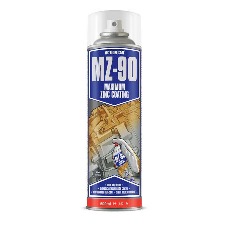 ZG90 Cold Zinc Galvanising Spray Paint Action Can