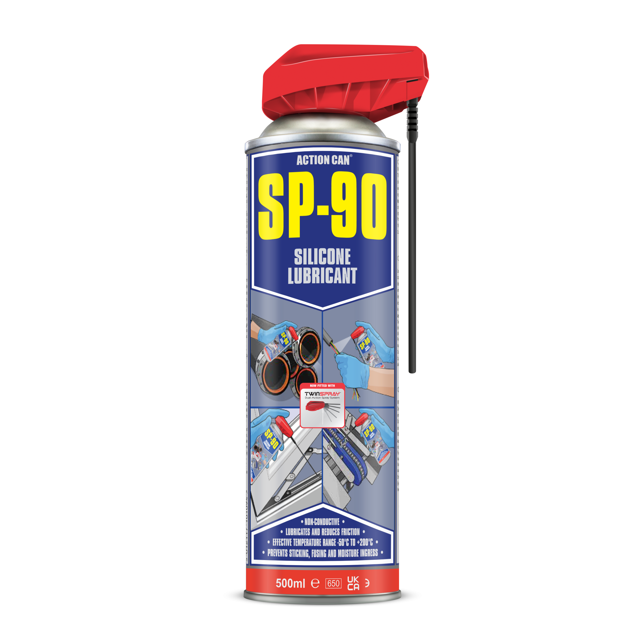 Aerosol spray lubrifiant silicone 500 ml