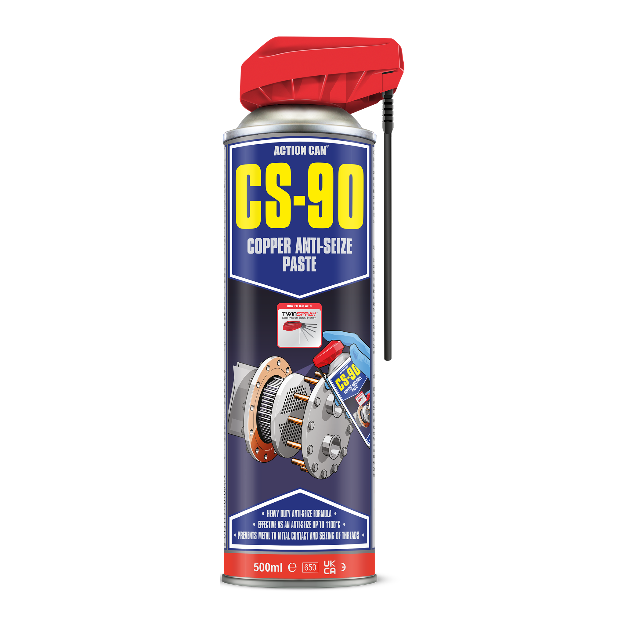 CS-90 Copper Anti Seize Grease Lubricating Spray with Graphite