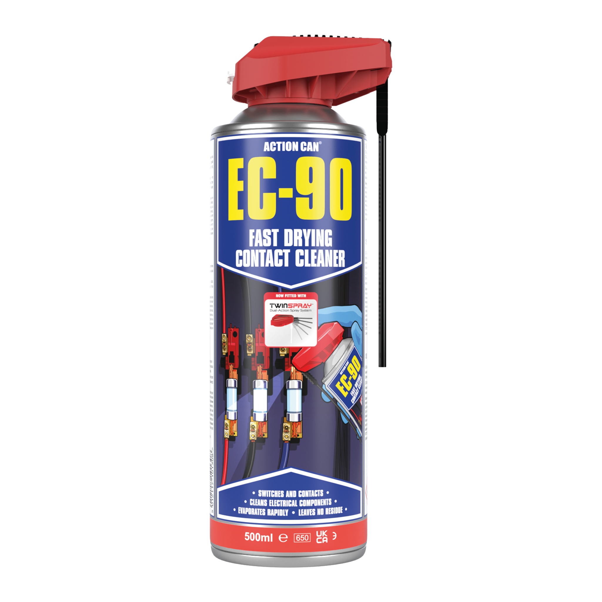 EC-90 Fast Drying Contact Cleaner Aerosol Spray | Action Can